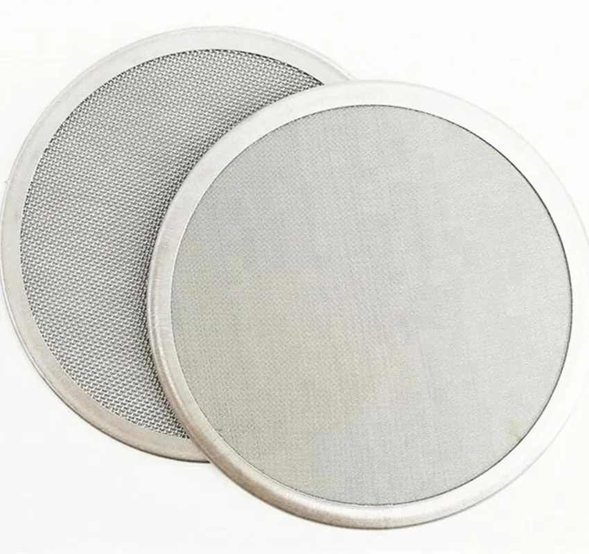 Quality Assurance Stainless steel wire knitted meshes metal mesh filter disc