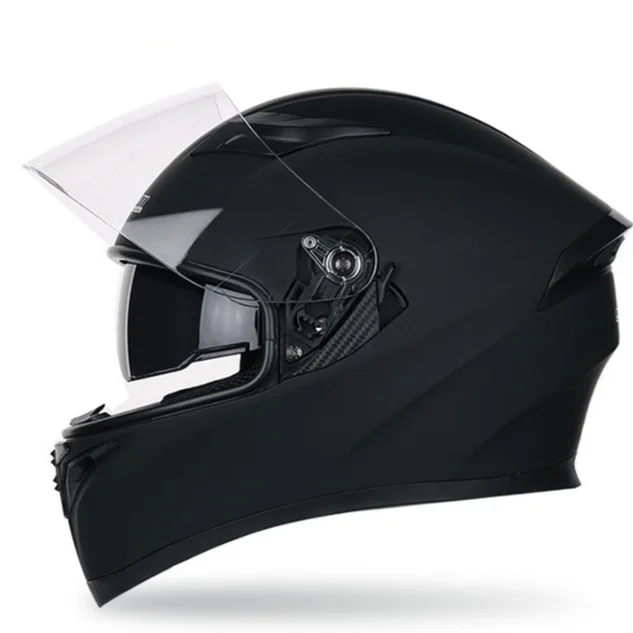 Low Price Autumn Winter Double Glasses Up Full Face Comfortable Liner Motorcycle Helmet