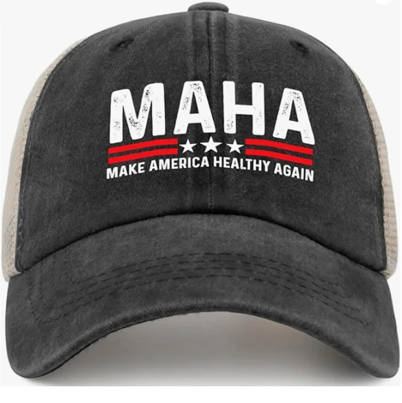 Maha Make America Healthy снова шляпа дальнобойщика для мужчин забавная папы