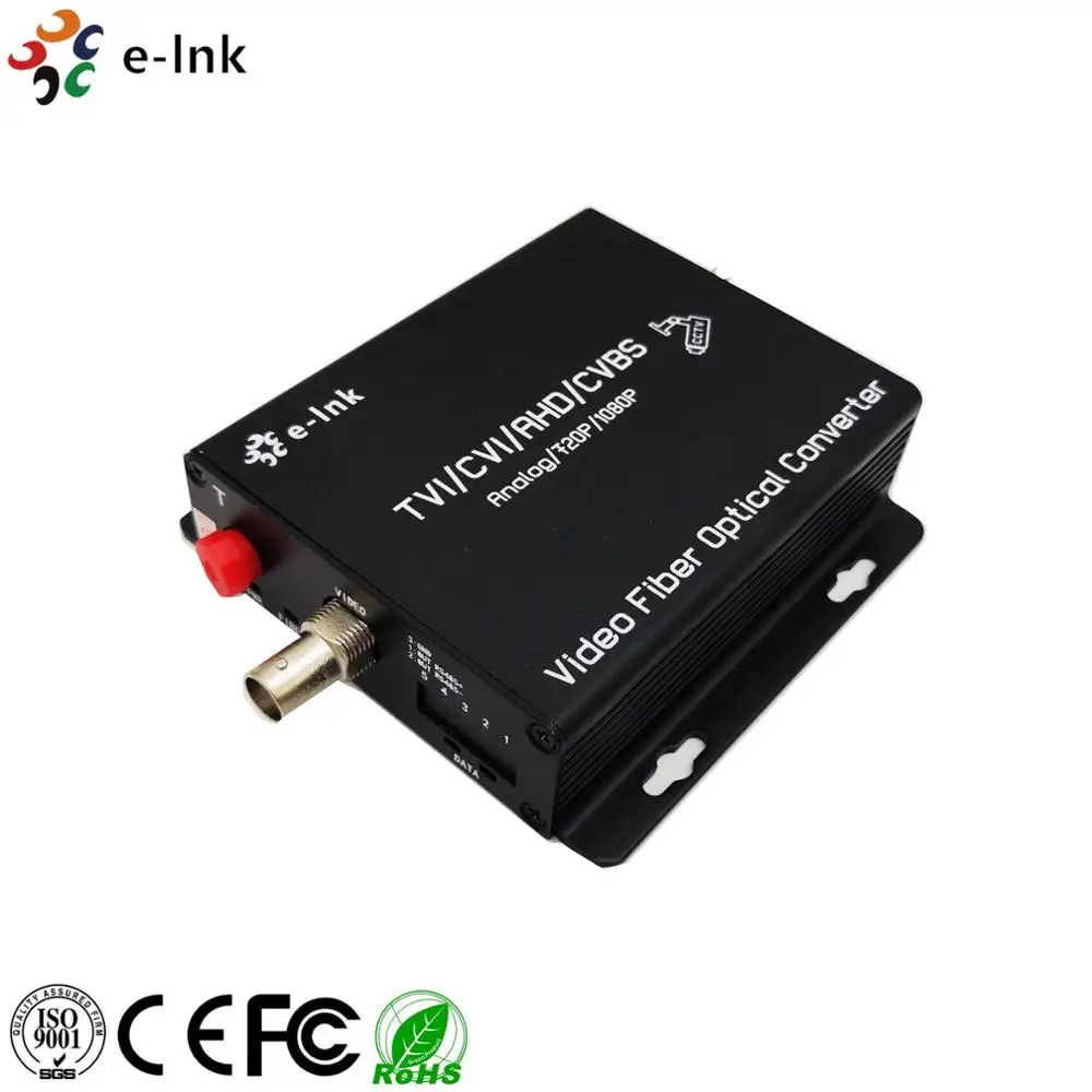 1ch 1080P HDTVI волоконно-оптические Передатчики