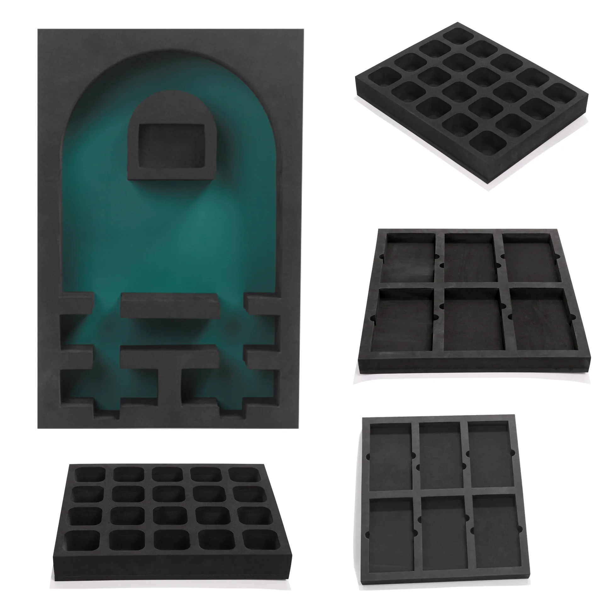 Customized PU Foam Packaging Die Cut Gift Boxes with Anti Static EVA Insert Protective Film for Protection