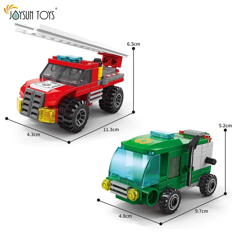 6-in-1Urban Mech robots Bricks Assemble Toys Building Block Educational car Building Block Set For Children