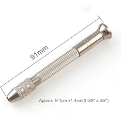 Metal Hand Drill Jewelry Tool  Equipments UV Resin Silicone Mold Tools and 0.8mm-3.0mm High Speed Steel  Drill Screw