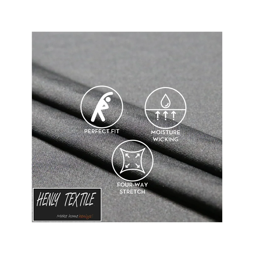 HT220415 92%POLYESTER 8%SPANDEX 160GSM COOLMAX QUICK DRY ANTI-MICROBIAL KNITTED JERSEY FABRIC FOR UNDERWEAR LINGERIE