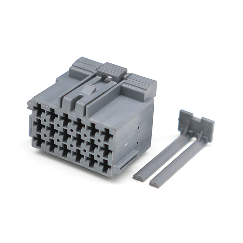 1-967624-1 TE/AMP Junior Power Timer  18 Pin Electrical PBT  Automotive Cable Connector