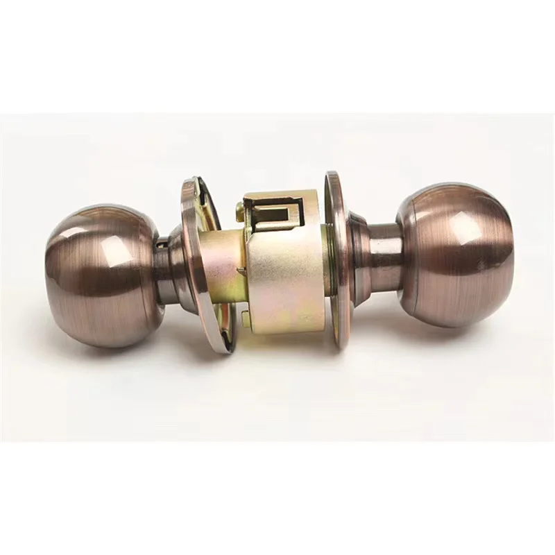 Best Selling 587 AC-ET Stainless Steel Types Tubular Lock Bedroom Knob Lock 60MM/70MM