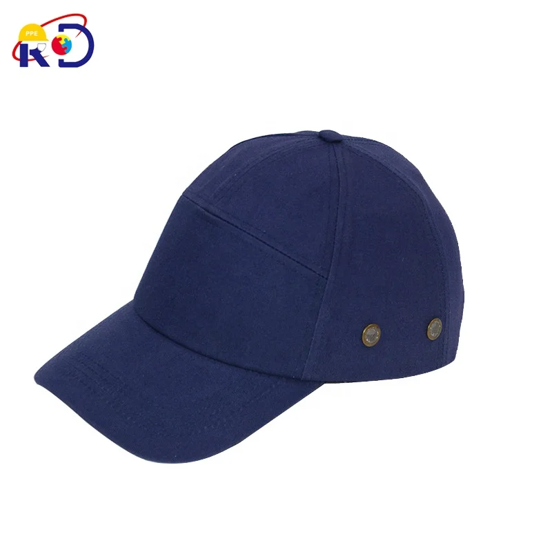 Polyester / cotton anti collision ABS inner shell safety helmet