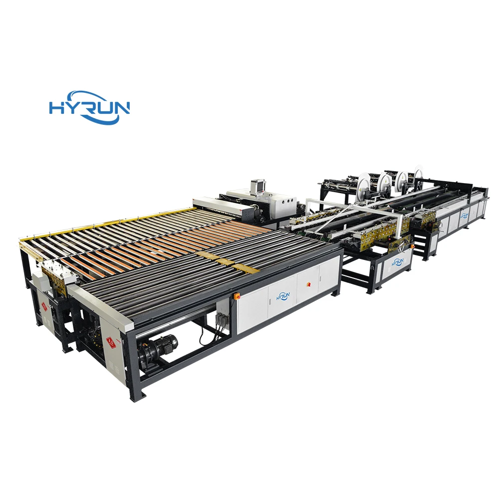 HYRUN Автоматическая U-образная система производства воздуховодов HVAC с насосом и двигателем Полная производственная линия (CE ISO9001)