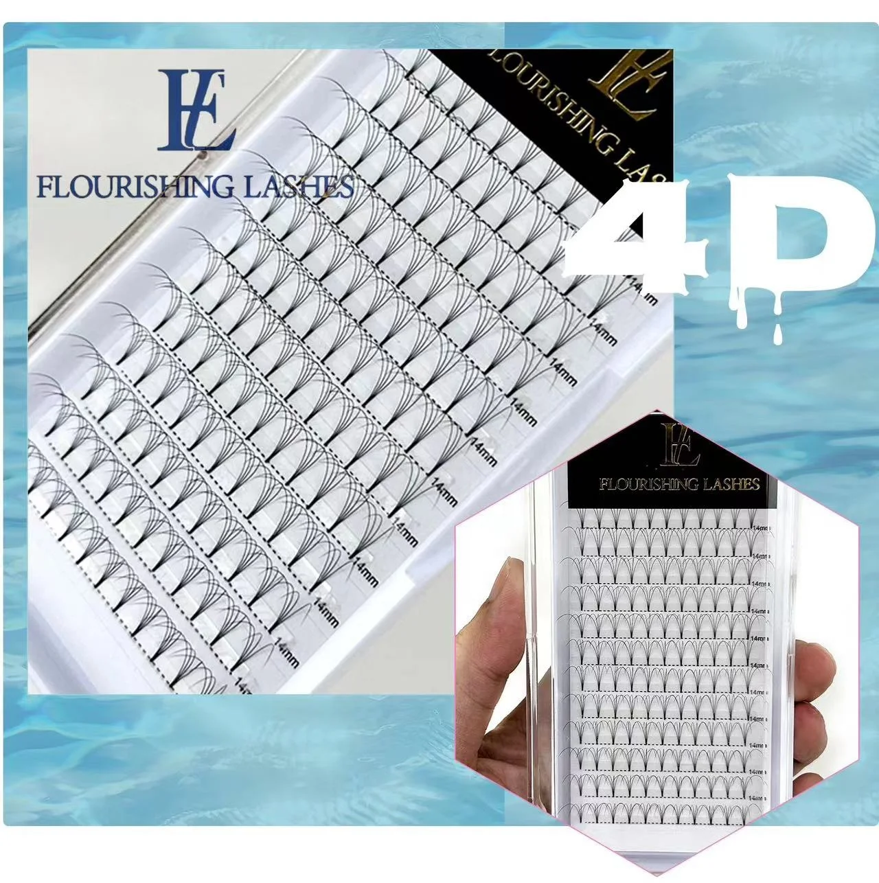 0.07mm 0.1mm Premade Fans Lashes Eyelashes False Eyelashes Samples Handmade Volume Lashes Products False Free Natural Hand Made