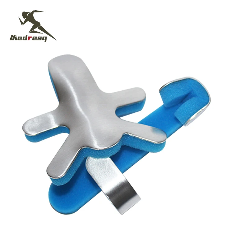 Medresq Foam Padded First Aid Aluminum Alloy Medical Finger Splints Thumb Splint For Broken Injured Fingers Stabilization