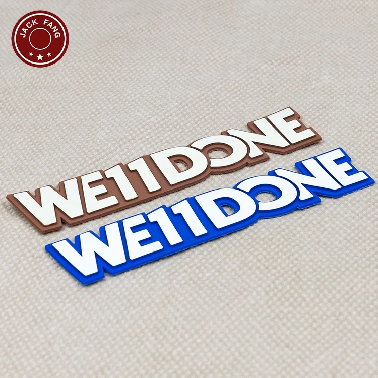 Custom 3D Raised Effect Brand Logo 3D Rubber Silicone Heat Transfer Marvel Sticker Digital Photo Print By Heat Transfer Sticker