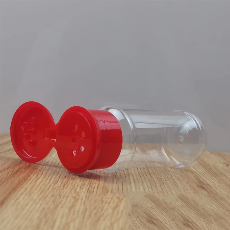 Plastic Seasoning PET Salt Pepper bottles cute Condiment Bottle for pepper