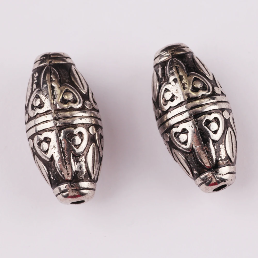 Inside Hole 3mm CCB antique rhodium delica Beads End Caps Beads DIY Jewelry Making Findings Charm Beads