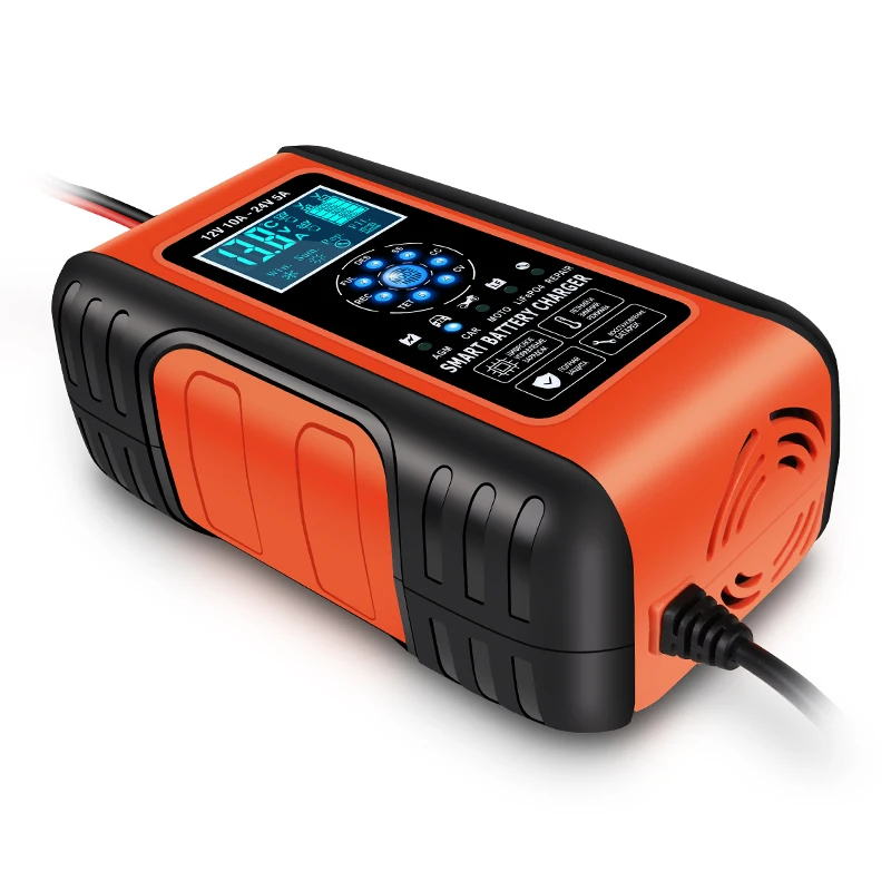 Hot sale products new promotional 12V 10A 24V 5A battery pedal Motorcycle battery charger  Lead acid battery charger