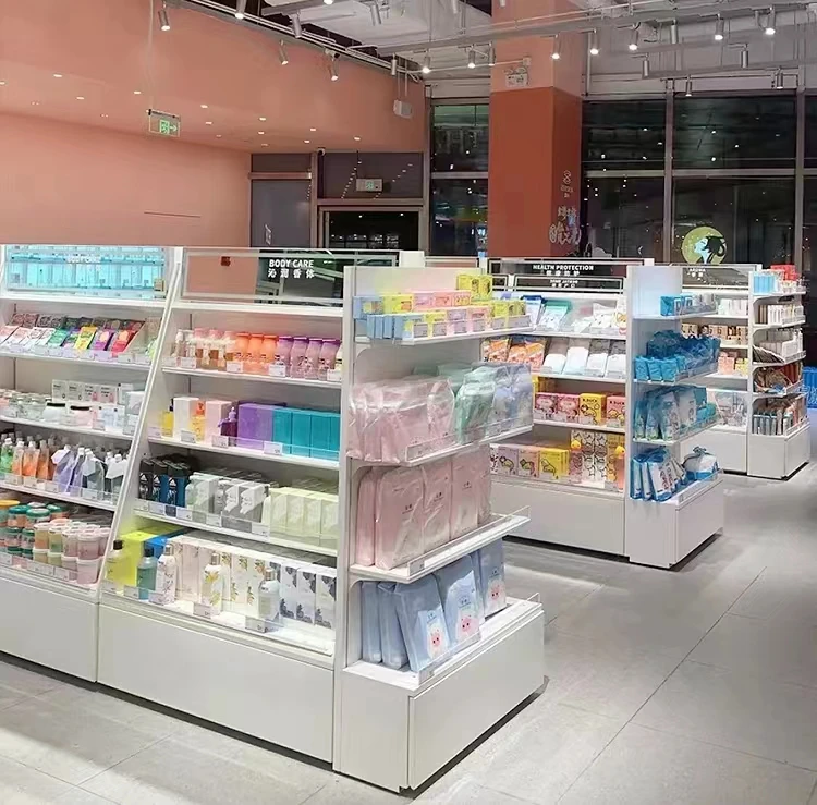 Fashion Display Showcase Cabinet Interior Design Lipstick Cosmetic Makeup Display Stand OEM ODM