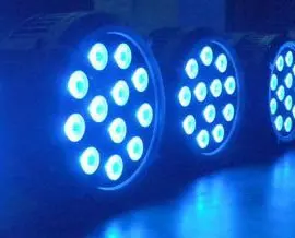 Jiale Wholesale led Par Light for Theme Park 12x10W RGBW 4in1 Waterproof Led Par with Barn Door