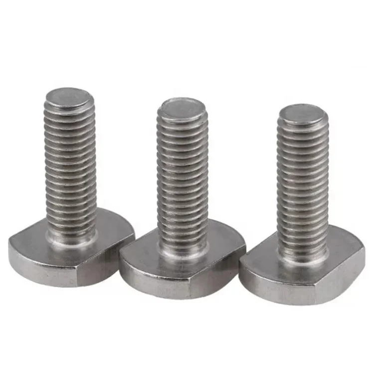 GB37 T-head bolts Stainless Steel T-head Bolts T-bolt GB37 /T-groove non-standard customized stainless steel fastener screw