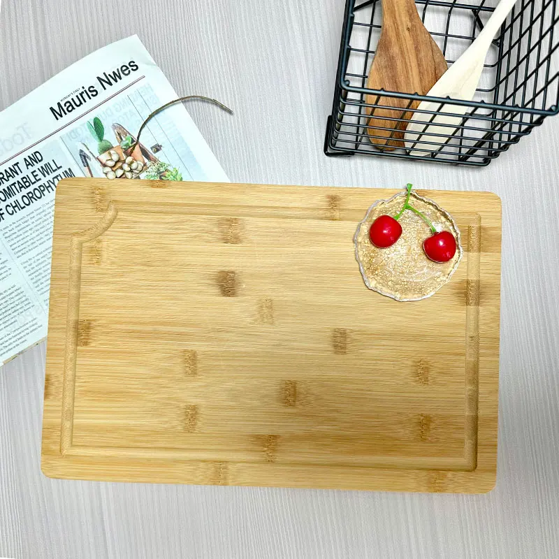 Hot sales Bamboo Cutting Board Set Of 3 Pcs Kitchen Chopping Board For Serving Meat And Veggies