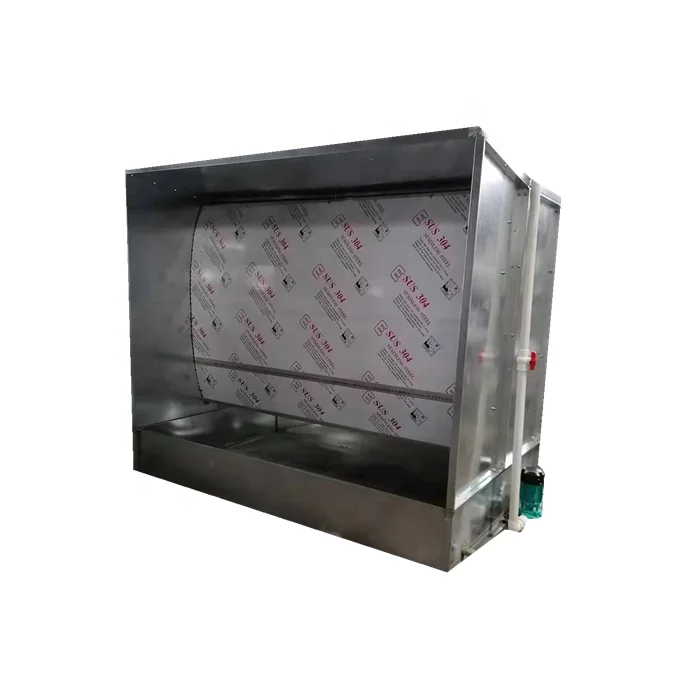 Pakistan Wood Paint Finish Water Curtain Painting Booth