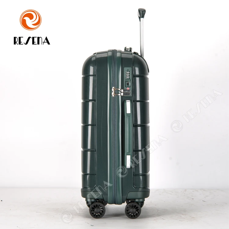 RESENA PP 3pcs Valise Koffer Design Patent Trolley Bags Suitcase PP Factory Trolley Luggage Set