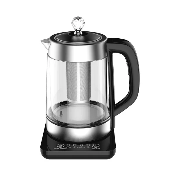 Glass kettle electric 1.7l and tea maker electris tea maker glass tea maker glass pot
