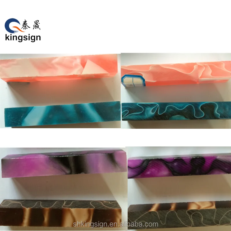 Kingsign новый дизайн стильный узор литой спиральный акриловый