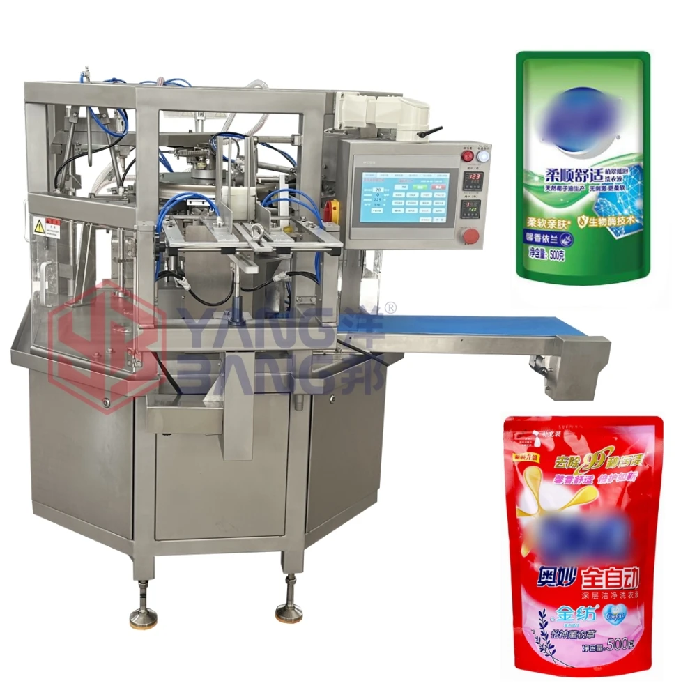YB-210Y Automatic Doypack Spout Pouch Soft Pack Liquid Filling Packing Machine Nozzle Bag Filling Packing Machine