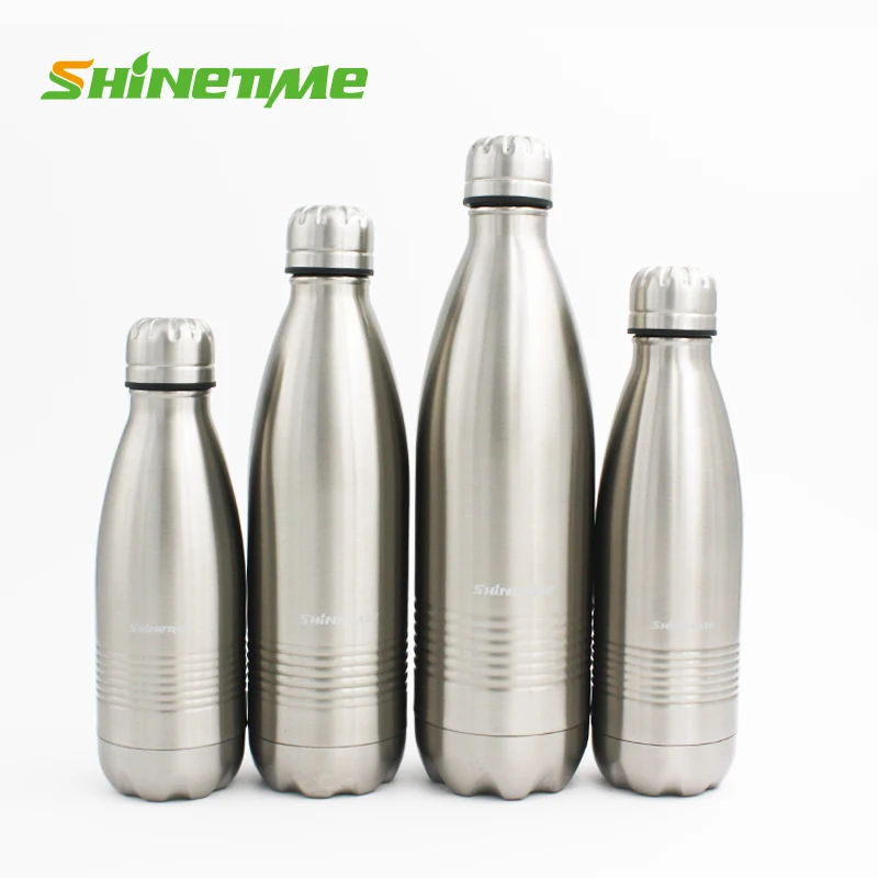 2022 Hot Selling Custom Logo&Color Double-walled Stainless Steel Insulated Cola Shape Water Bottle Portable Tumbler For Cycling