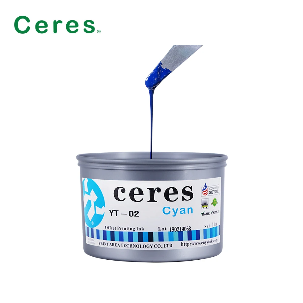 ECO-Friendly High Gloss Sheet-fed YT-02  Offset Printing Ink YT-02