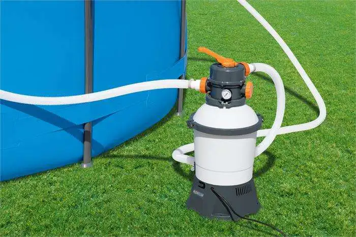 58515 swimming pool accessories filters swimming pool pump 800 gal sand filter for Steel framed water pool