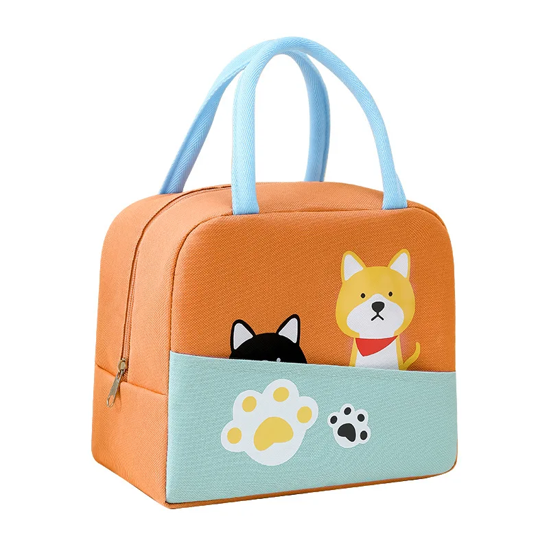 VE New Cartoon portable lunch box insulation bag lunch bag student thick aluminum foil storage cute lunch bag