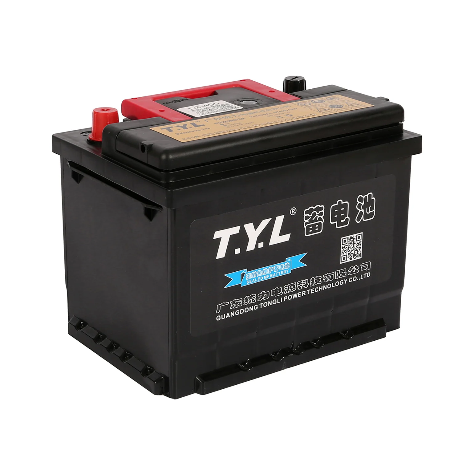 TYL high quality and high performance l2-400 12v 60ah car battery