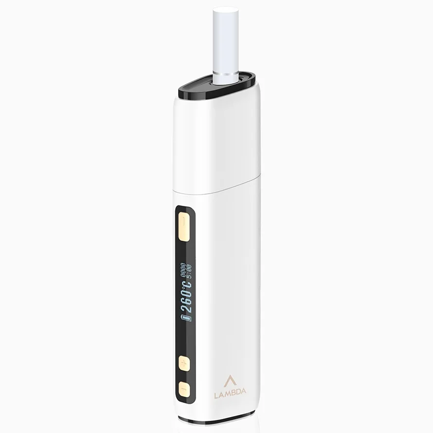 OEM ODM Original Heat No Burn Device LAMBDA CC Heat Tobacco Not Burn Sticks Heating Device Dry Herb Electronic Cigarette Factory