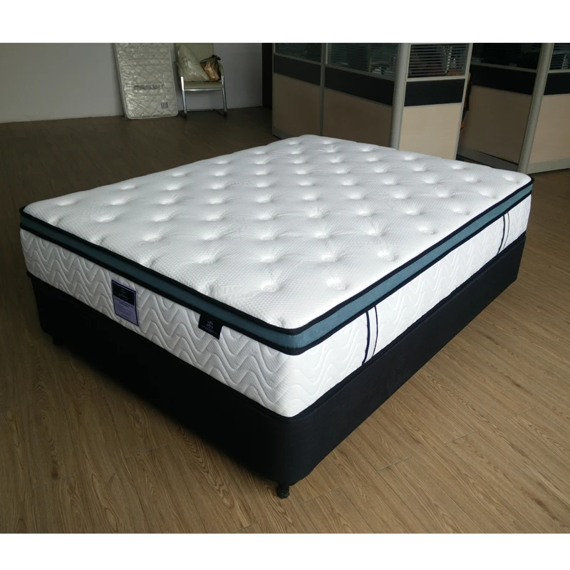 Hotel quality king size roll up sponge pocket Spring mattress