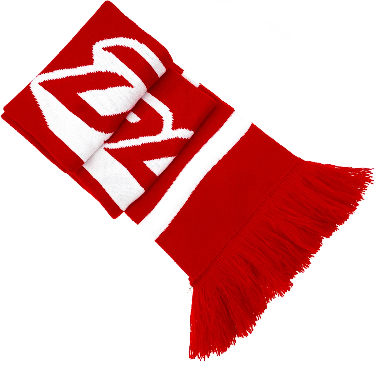 2024 football Scarf Custom LOGO sports scarf adult wholesale football acrylic Jacquard Knitted scarf