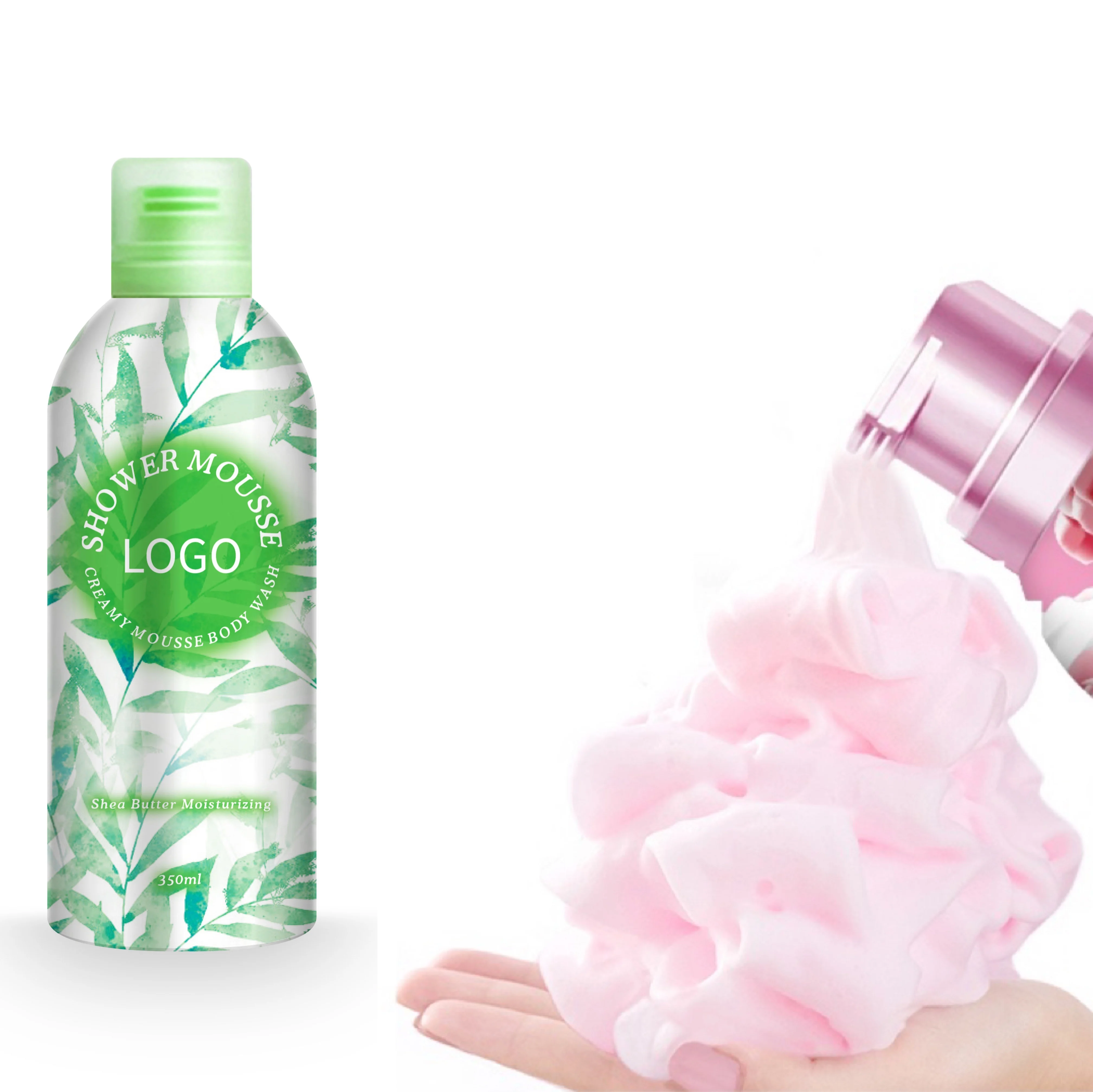 Shower Gel Manufacturer Custom Mousse Shower Gel Anti-Bacterial Whitening Shower Gel for Black Skin