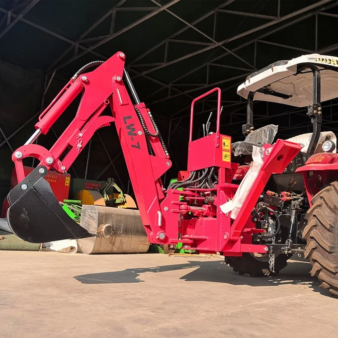 Мини буксируемый экскаватор-погрузчик для тракторов 25-180hp сделано в