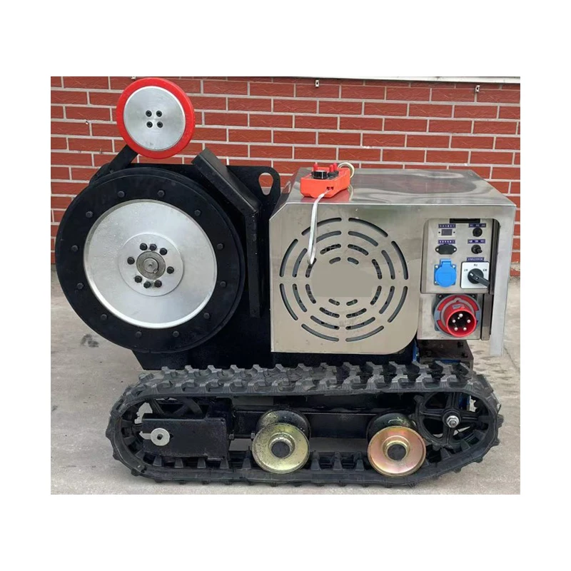 37kw Rubber Track Diamond Wire Sawing Granite Marble Stone Mine Tools Cutting Beads Wire Saw Rope Machines For Granite Cutting