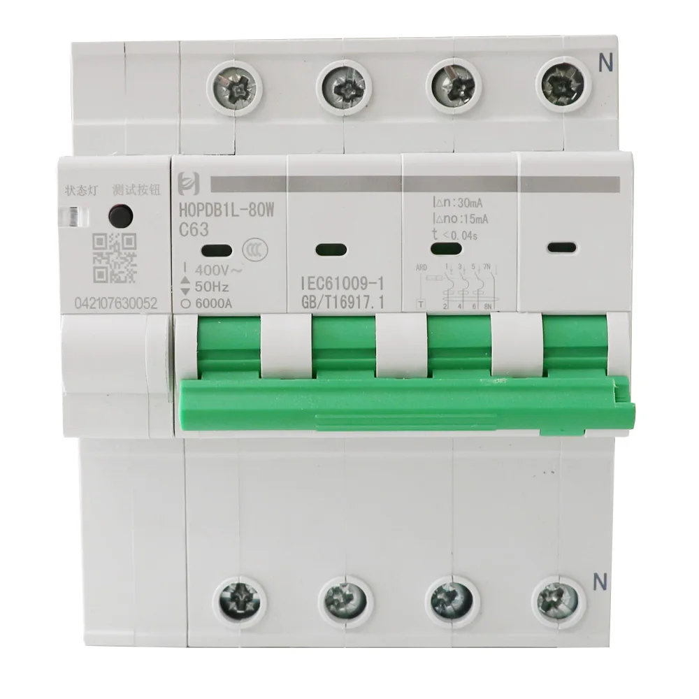 China Manufacturer RS485/WiFi Remote Control DC/AC Mcb Smart Air Miniature Circuit Breaker