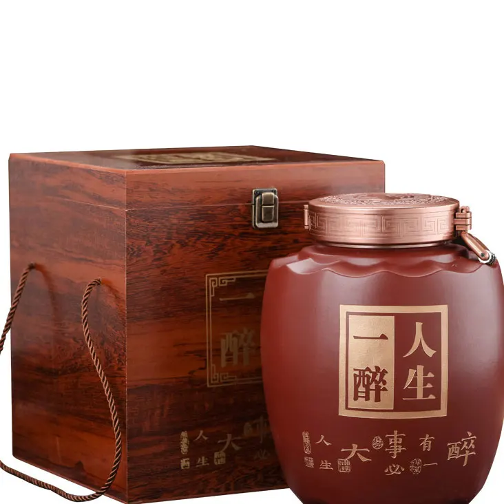 Large capacity wine storage container ceramic bottle custom manufacturer custom bottle