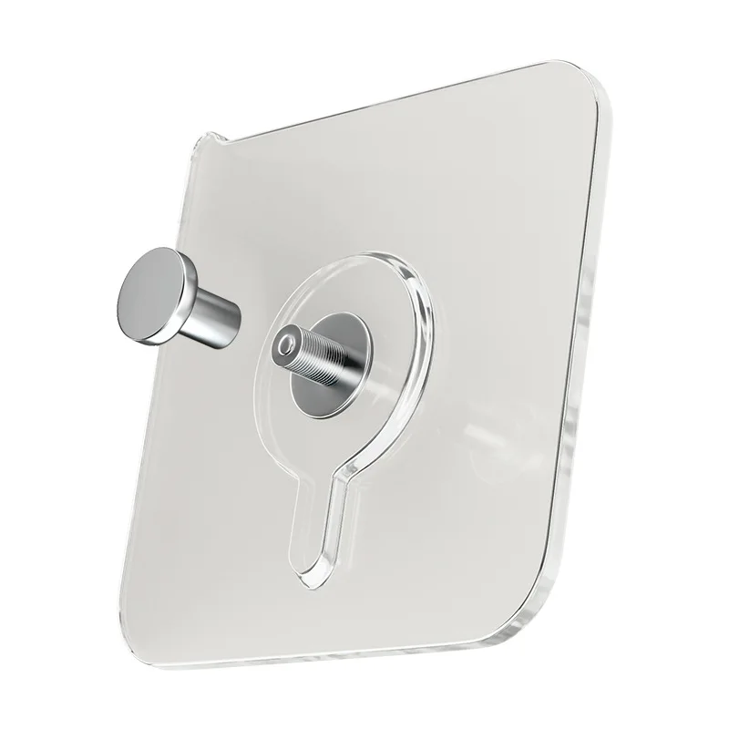 60mm Nail Screw Stickers Stainless Steel Screw Patch Wall Hanging Picture Hook Punch-free Adhesive Screw Wall Hook