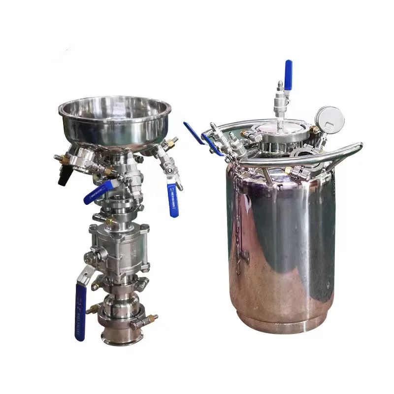 Closed Loop Extractor Dewaxing Column Stainless Steel Closed Loop Extractor 1lb 2lb 5lb 10lb