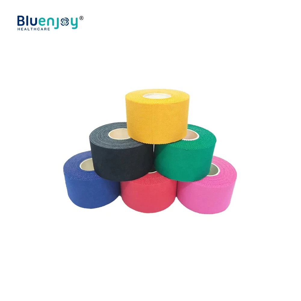 BLUENJOY Custom Printed Zinc Oxide Tape Sport Tape Cloth Adhesive Athletic Tape