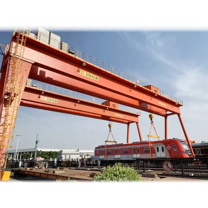 Heavy Duty European Standard 100 ton Double Girder Cantilever Gantry Crane