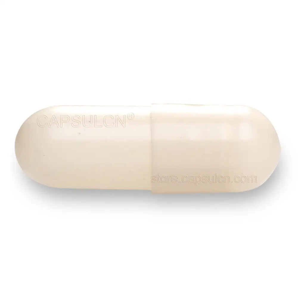 CapsulCN Separable and Combined In-store Hot Sellers Pure White Empty Gelatin Capsules Customization of Other Solid Color