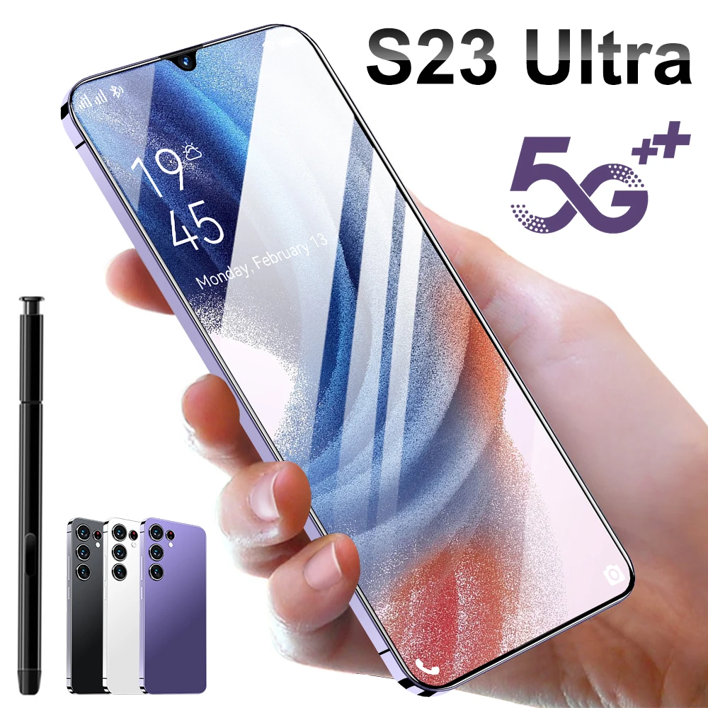 Original S23Pro 7.0-inch full screen lightweight smartphone multifunctional support face unlock the global version made in china