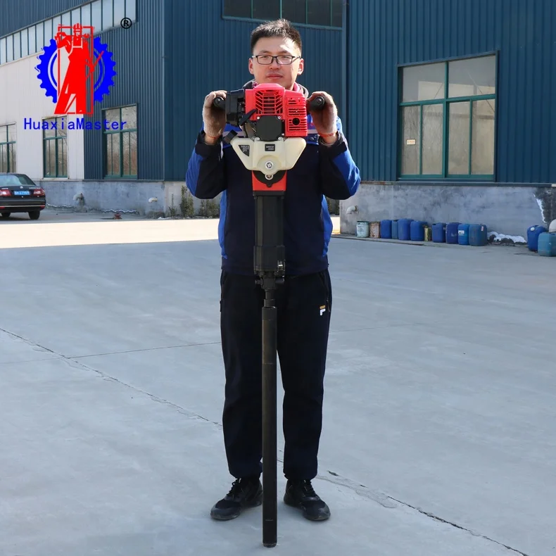 15 m handheld impact soil sampling drill small portable the soil collector can be built by one person machine