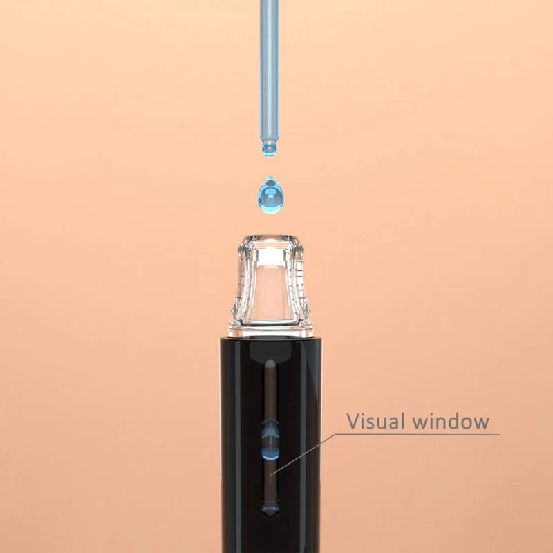 Fashion Personal Hair Beard Skin Oil Serum Applicator Vial with Micro Aqua Roller Grooming Device