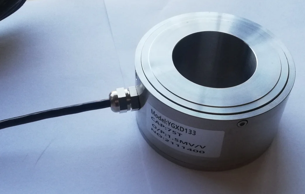 Annular compression load cells force transducer weight sensor loadcell for clamping forces bolt loading forces compressive loads