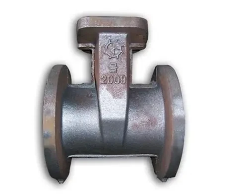 China Foundry Supplier Cast Steel Iron Gate Valve Body Resin Sand Casting